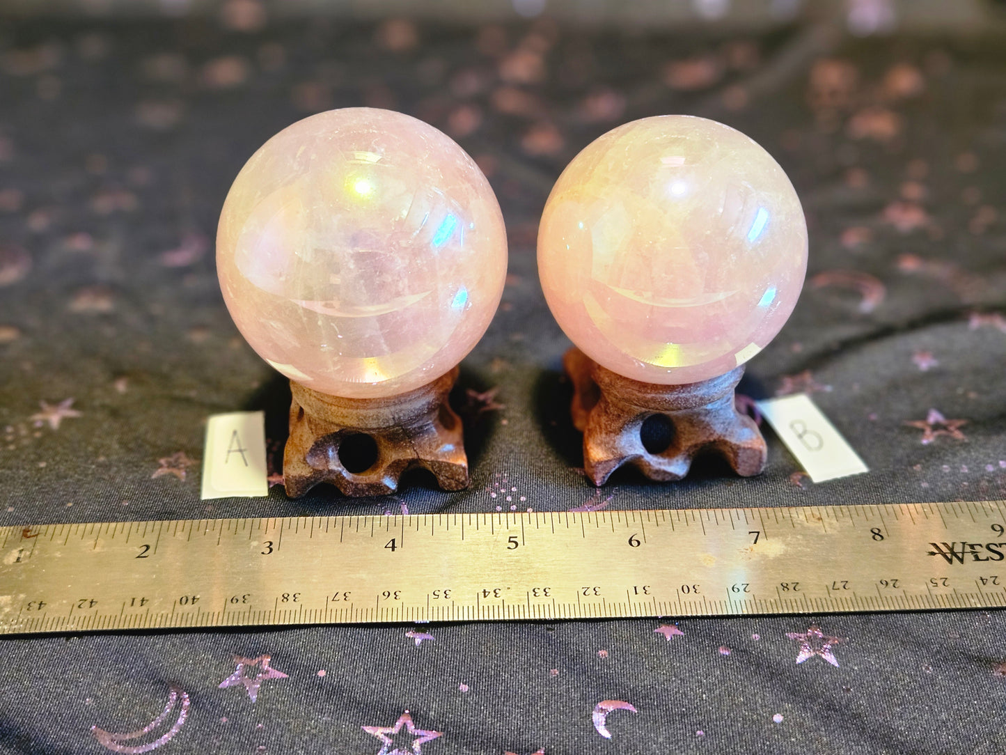 Aura Rose Quartz Sphere