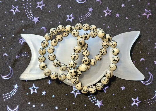 Dalmatian Stone Bracelet