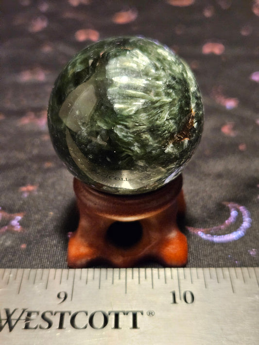 Green Charoite Sphere