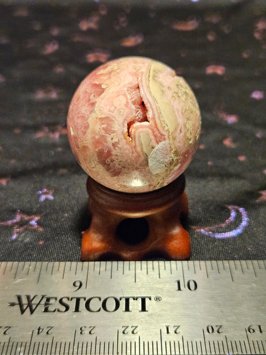 Rhodochrosite Sphere