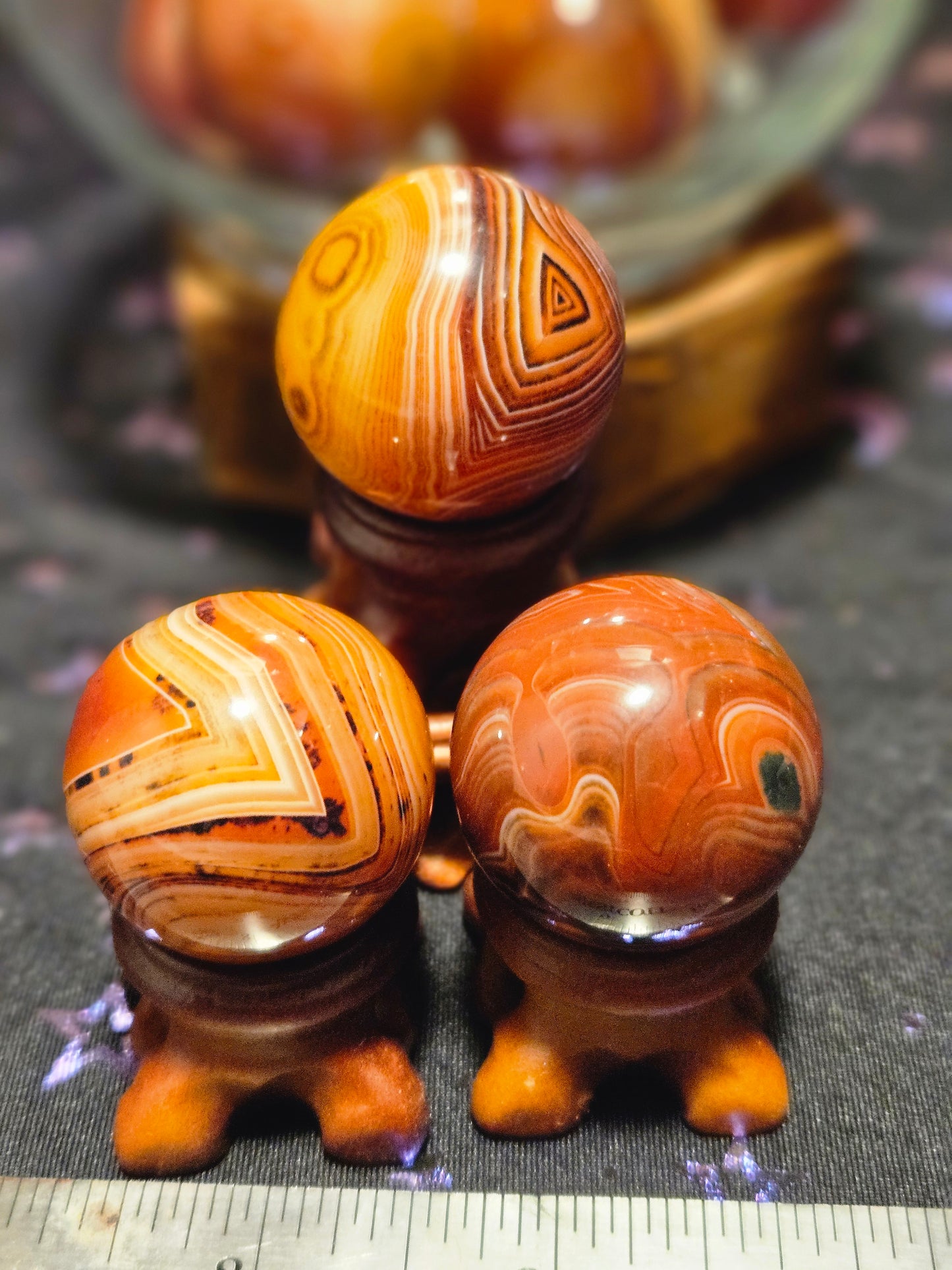 Orange Sardonyx Sphere - Small